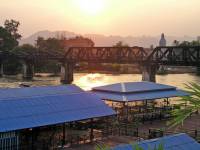 Huai Khaiaw, die Originalbrücke am "River Kwai" (Khwae Yai)