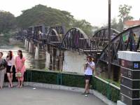 Huai Khaiaw, die Originalbrücke am "River Kwai" (Khwae Yai)