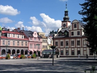 Hohenelbe, Gebäude im Zentrum, Touristinformation