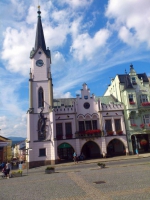 Trautenau, Rathaus am Marktplatz