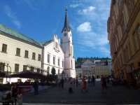 Trautenau, Blick Richtung Rathaus und Marktplatz