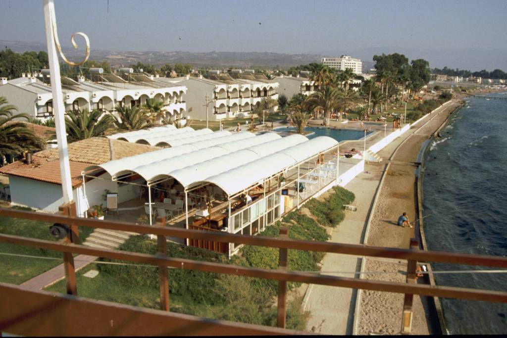 Kuşadasi, Hotel Club Diana, Blick auf den Kuşadasi Strand