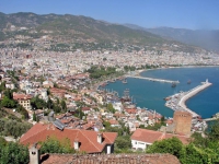 Antalya, Aussicht über Stadt und Hafen