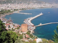 Antalya, Aussicht über Stadt und Hafen