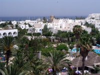 Blick vom Balkon des Kanta in Richtung Hafen von Port el Kantaoui
