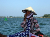 Mein Geburtstagsgeschenk, eine Flussfahrt auf dem Song Thu Bon bei Hoi An