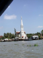 Katholische Kirche bei Cai Be im Mekong Delta