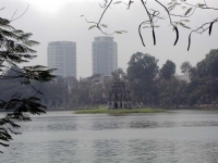 Der Ho Hoan Kiem, der See des zurückgegebenen Schwertes in Hanoi / Ha Noi