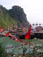 Halong Bucht, vor der Grotte der Wunder, der Hang Dau Go