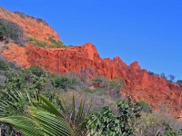 Nördlich Mui Ne, rote Felsen