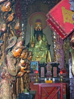 Saigon, in der Pagode des Jadekaisers, der Ngoc Hoa Pagode