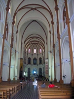 Saigon, in der Kathedrale, der Nha Tho Duc, der Kirche Unserer Lieben Frau