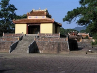 Hue, Eingang zur Grabanlage des Kaisers Minh Mang
