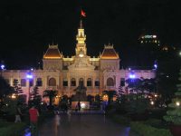 Sai Gon (HCMC), Rathaus bei Nacht