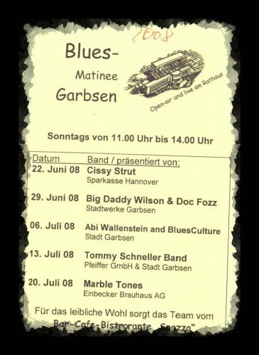 Programm der Musikmatinee Garbsen2008