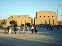 Eingang zum Karnak Tempel in Luxor