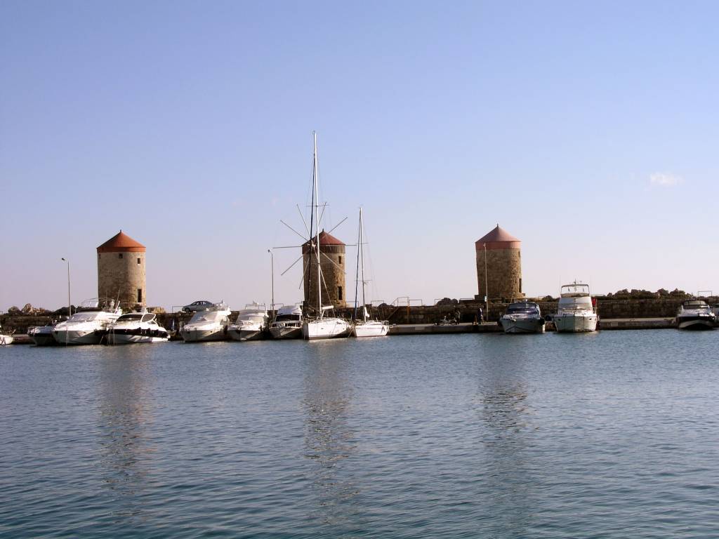 Rhodos Stadt, Windmühlen