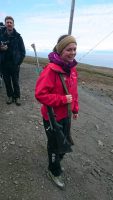 Spitzbergen, Longyearbyen, unsere Beschützerin vor Eisbären