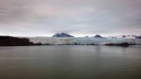 Spitzbergen,Pyramiden, Gletscher